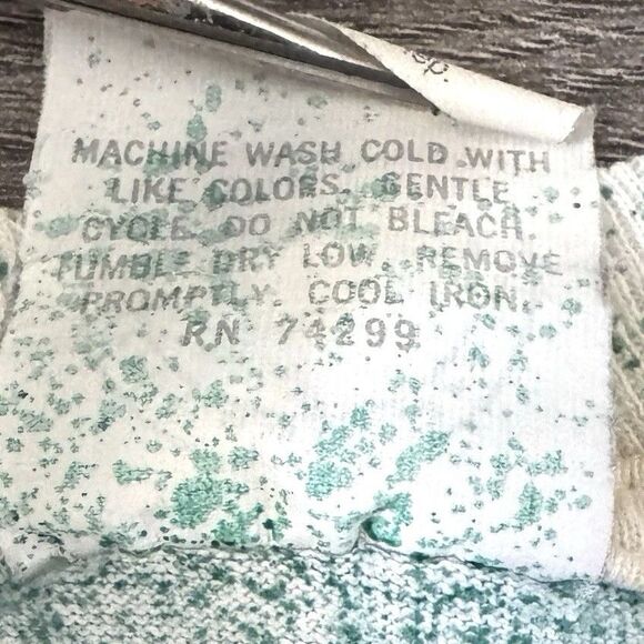 VINTAGE 90s Wolf Shirt Size XXL Graphic AOP Single Stitch Double Sided Nature - Picture 11 of 11